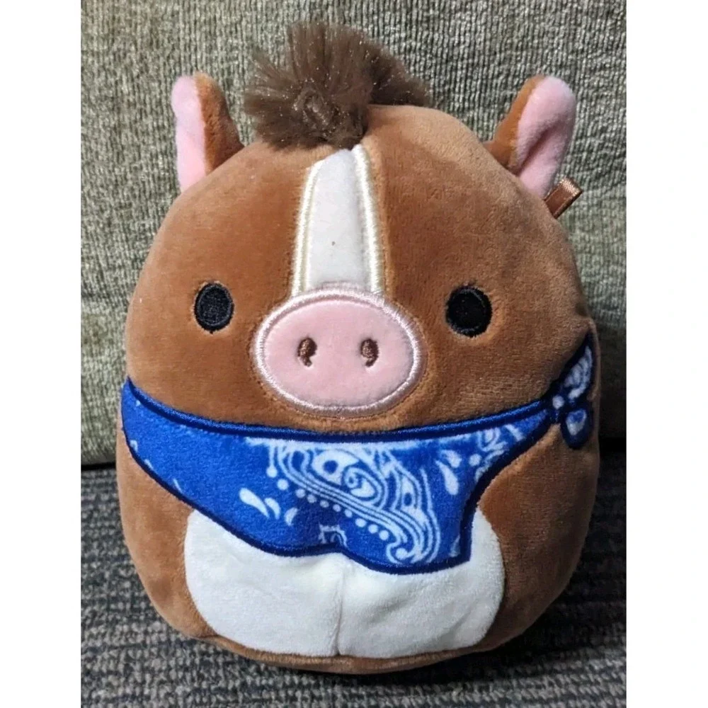 Squishmallow Brisby Horse Blue Neckerchief 5